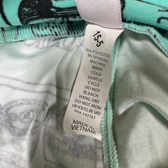 Lularoe Disney Pixar Toy Story Leggings Mint Green One Size Woody Buzz Jessie - Picture 4 of 8